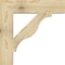 Ekena Millwork Funston Block Rough Sawn Bracket, Douglas Fir, 6"W x 30"D x 30"H BKT06X30X30FST05RDF - alternate 2